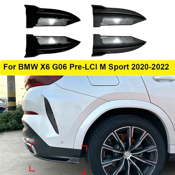 Galinis apatinis kampinis buferio dangtis uodegos skirstytuvas Difuzorius Spoilerio apdailos automobilis skirtas BMW X6 G06 Pre-LCI M Sport 2020 - 2022 2021