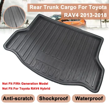 Galinis bagažinės dangtis Matt Mat Car Tray Boot Liner Cargo Boot Liner Floor Carpet Mud Non-slip For Toyota RAV4RAVA 4 2013 - 2018