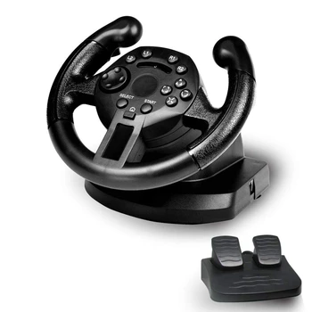 Game Racing vairas skirtas Ps3/PC vairo vibracijos vairasvirtėms Nuotolinio valdymo pultas Imituojamas vairavimo valdiklis