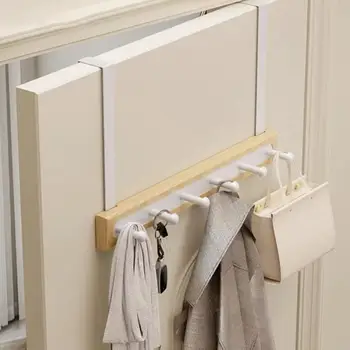 Hat Organizer Vertikalus laikymo kablys Universalūs durų kabliukai efektyviam namų tvarkymui Universalūs drabužių pakabos
