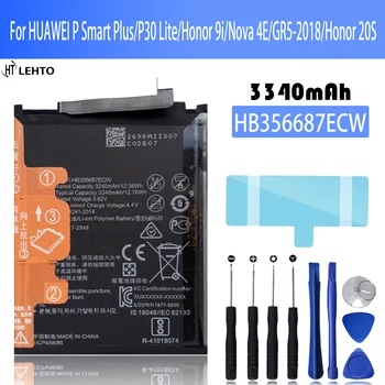 HB356687ECW baterija Huawei Mate 10 Lite P30 Lite 4E Nova 2 Plus 2i NOVA3i 4e / Honor 9i Remonto dalis Originalios talpos Telefonas