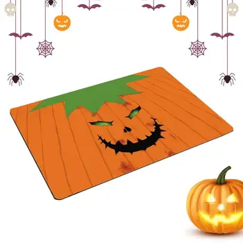 Helovino priekinių durų antklodė lauko priekinių durų kilimėlis Helovino dekoravimui Helovino dekoravimas Sveiki atvykę kilimėlis Priekinių durų kilimėlis
