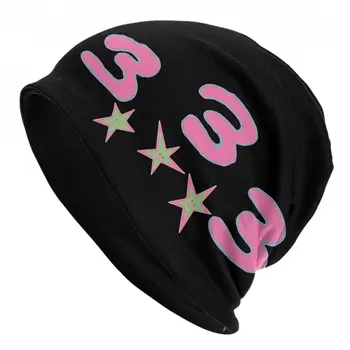Hip Hop Bladee 333 Logo Bonnet Megzta skrybėlių atributika Žiemos šiltas hiphopo reperis Beanies Vyrams