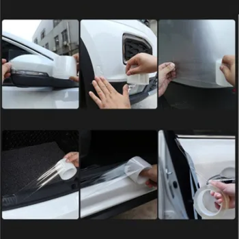 Hot Car Door Sill Scratch Lipdukai Protector Nano Tape for Fiat Panda Bravo Punto Linea Croma 500 595