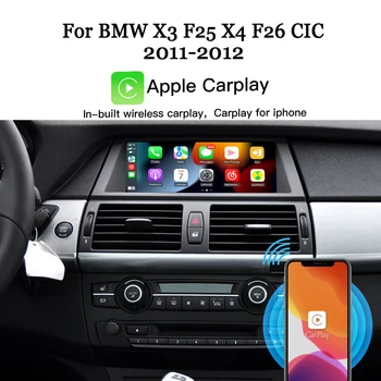 Hualingan android13 skirtas BMW X3 X4 F25 F26 CIC 2011-2012 lietimui jautrus ekranas Android GPS navigacija USB CarPlay radijo atnaujinimo pagrindinis blokas