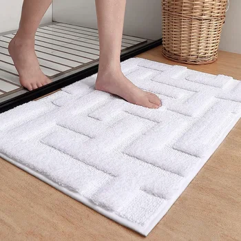 Inyahome vonios kilimėliai Atnaujinkite savo vonios kambarį sugeriančiais šviesiai pilkais mikropluošto vonios kilimėliais Neslidūs vonios kilimėliai Vonios kilimėliai