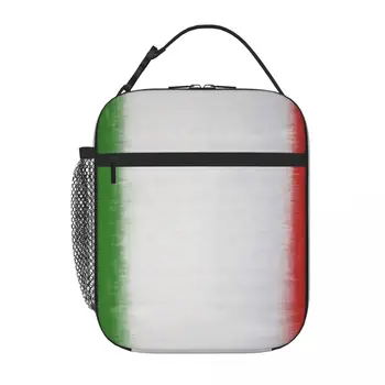 Italijos vėliava Pietūs Tote Terminis krepšys Pietų dėžutė Vaikai Terminis krepšys Moteris