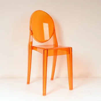 Išgalvota svetainė Valgomojo kėdės Modernios Nordic Clear mobilios valgomojo kėdės Lounge renginiai Plastikinės Cadeiras valgomojo stalo kėdės