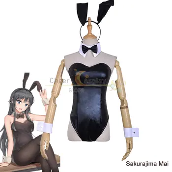 Japonija Anime Rascal nesvajoja apie zuikio mergaitę Senpai Sakurajima Mai Cosplay kostiumas Halloween Cosplay Anime moterų kostiumas