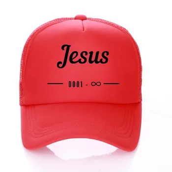 Jesus Hats Adult/ Children Son of King Trucker Cap Jesus Cross Men Snapbacks Mesh Net Sun Hat Crosses Adjust Kids