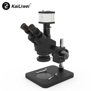 kailiwei Instrumentas VGA kamera Trinocular 7X-45X Stereo priartinimo optinis olympus Mikroskopų kainos internetu parduoti