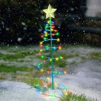 Kalėdų saulės LED lemputė Lauko Naujųjų metų sodo dekoravimas Felstonas Neperšlampami styginių žibintai Šventinė saulės šviesa Fėja Girlianda