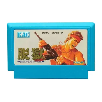 Karo belaisvio 8 bitų žaidimo kasetė 60 kontaktų TV žaidimų konsolei japoniška versija