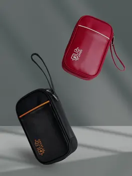 Karštas nešiojamas daugiafunkcis skaitmeninis krepšys Paprasto stiliaus mobiliojo telefono ausinių maišelis U disko įkrovimo lobių dėžutė Lauko piniginė