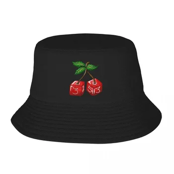 Kauliukų vyšnių kaušo kepurė Panamos skrybėlė Vaikai Bobo skrybėlės Mada Žvejo skrybėlės Vasaros paplūdimio žvejyba Unisex kepurės