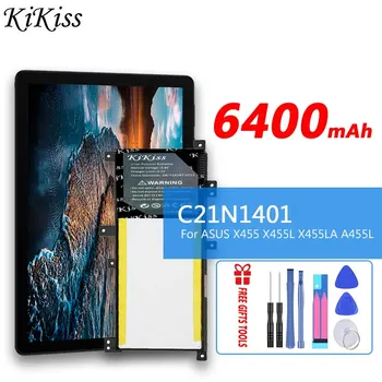 KiKiss baterija C21N1401 6400mAh skirta ASUS X455 X455L X455LA A455L A455LD A455LN F455L X454W X455LD X455DG X455LF X455LF