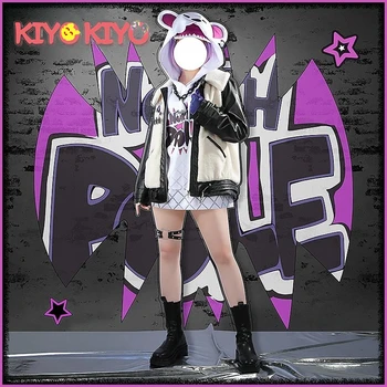 KIYO-KIYO Vtuber Luxiem Cosplay Selen Tatsuki Cosplay kostiumų anime Selen Tatsuki Helovino kostiumai gali kasdien