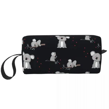 Koalas Sleep Animal Cosmetic Bag for Women Makeup Bags Bear Kawaii Travel Water Resistant Toiletry Bag Organizer Storage Bag