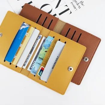Kortelių krepšys plonas ir kompaktiškas banko ID kortelės dėklas Vairuotojo pažymėjimo piniginė Paprastas ir antimagnetizuojantis kortelės laikiklis