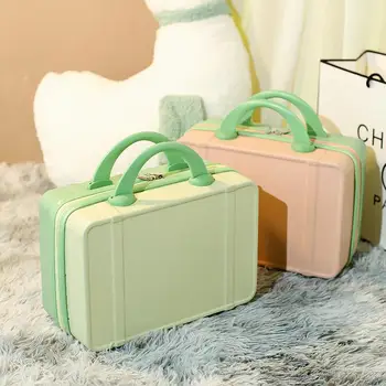 korėjietiška versija saldainių spalvos vintažinis lagaminas 14 colių makiažo dėklas bagažas didelės vertės dovanų dėžutė didmeninė prekyba