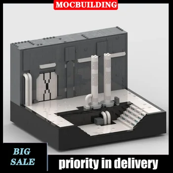 Kosminių karų rūmų modelis Trone kambario statybinių blokų surinkimas 