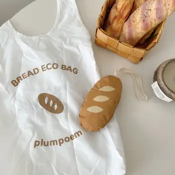 Laikymo krepšiai Prancūziška duona sulankstomas pirkinių krepšys Nešiojamas daugkartinio naudojimo krepšys Animacinis krepšys Ekologinis krepšys Nailonas vandeniui atsparus užkandis