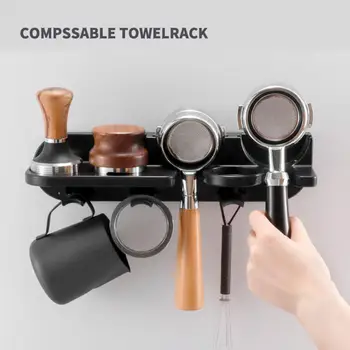 Laikymo stovas Praktiškas kompaktiškas kavos lentynos baras Stalviršis Kavos aparatas Laikymo stovas Kasdienis naudojimas