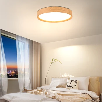 LED Šviestuvas svetainei Miegamasis Lubų šviestuvas Fojė virtuvė Šviestuvai Šviestuvai Apvalūs mediniai Šviestuvai Namų dekoravimas