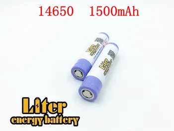 Litro energijos baterija 4PCS 3.7v 14650 įkraunama baterija 3.7V 1500mAh Ličio jonų fotoaparatas Žibintuvėlis Žibintuvėlis Baterija