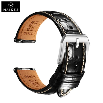 Maikes prabangus Rolex odinis laikrodžių dirželis Greitas atleidimas 20mm 21mm 22mm priedai Laikrodžių juostos Apyrankės Omega laikrodžių apyrankei