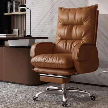 Miegamasis Ergonomiškos biuro kėdės Modernus makiažo stalas Pasukamos kėdės Rankos svetainė Silla de Escritorio Biuro baldai WJ30XP