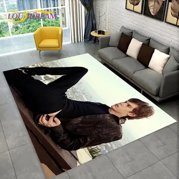 Mielas Evanas Petersas Filmas TV aktorius Plotas Kilimėlis,Kiliminis kilimėlis namams Svetainė Miegamasis Sofa Durų kilimėlis Dekoras,vaikams Neslidus grindų kilimėlis 3D