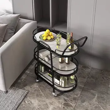 mobilūs maži kavos staliukai vežimėliai Valgomasis Krepšelis Europos arbatos sunkvežimis Aukščiausios klasės grožio krepšelis Vynas Paprastas viešbutis Virtuvės salos Vežimėliai