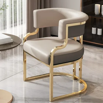 Modernus biuras Valgomojo kėdės Miegamasis Šiaurės šalių svetainė Metalinės valgomojo kėdės Mobilus Relax Sillas de Cocina Balkono baldai