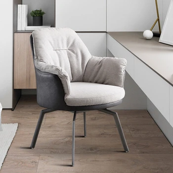 Modernus minimalistinio audinio biuro kėdės biuro baldams Atlošas kėdės dizaineris Namų ūkis Patogi pasukama biuro kėdė