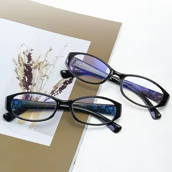 Moterų blokuojantys akiniai Skaitymas Hiperopija Akiniai Kompiuterio akiniai Apvalūs presbiopiniai akiniai