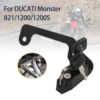 Motociklo šalmo užraktas Ducati Monster 821 1200 1200S apsaugos nuo vagystės spynos šalmas su 2 klavišų kombinacijos priedais