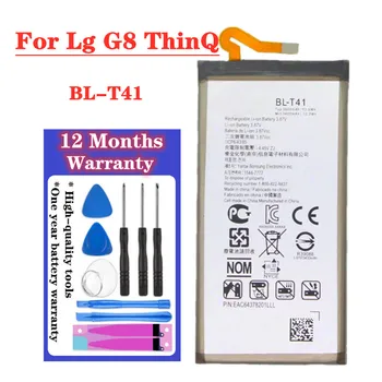 Nauja 3500mAh BL-T41 baterija BLT41, skirta LG G8 ThinQ LMG820QM7 LMG820UM1 LM-G820UMB LMG820UM0 LM-G820N mobiliojo telefono baterijai Bateria