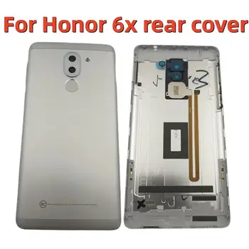 Naujas akumuliatoriaus durelių galinio dangtelio korpuso dėklas, skirtas Huawei Honor 6x su fotoaparato objektyvu + maitinimo garsumo mygtukais