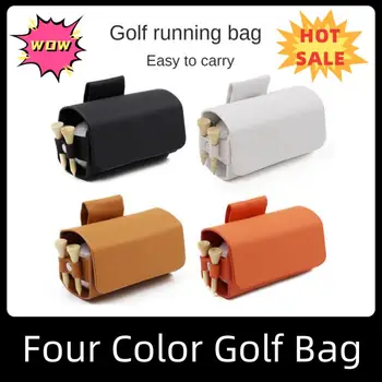 Naujas golfo kamuoliuko krepšys su laikikliu Golfo diržai Juosmens krepšys Mažas sportinis aksesuaras Krepšys Juosmens golfo maišelis vyrams ir moterims