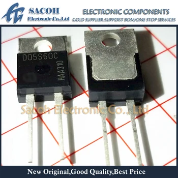Naujas originalus 10vnt IDT05S60C OR IDH05S60C D05S60C TO-220 5A 600V SiC silicio karbido Schottky diodas