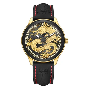 Naujo stiliaus vyriškas laikrodis Mados kūrybiškumas Besisukantis ciferblatas Silikoninis dirželis Juodas apvalkalas Didelis ciferblatas Kvarcinis laikrodis Gyvenimas atsparus vandeniui