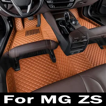 Ne hibridiniai automobiliniai kilimėliai, skirti MG ZS ZX ZST Astor ZS11 Crossover 2018 ~ 2022 vandeniui atsparūs grindų kilimėliai Mygtukas rankinis stabdys Automobilių priedai