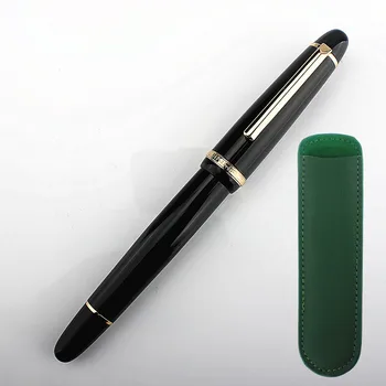NEW JinHao X850 plunksnakočio juodo metalo rašiklis su konverteriu EF/F/M Verslo biuro dovanos mokyklos rašalo rašiklio antgalis