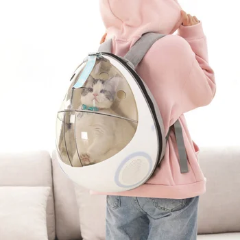 Nešiojama kosminė kapsulė Kačių nešiojimo krepšio transporteris Kvėpuojančios katės kuprinė Unikalus Kawaii Išeinantis Kedi Malzemeleri naminių gyvūnėlių reikmenys
