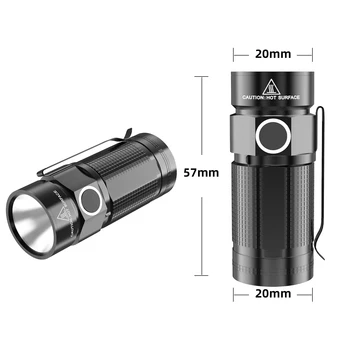 nešiojamas mini stipri šviesa XPG LED žibintuvėlis kišeninis žibintuvėlis Ryškus XPG su rašiklio sagtimi, įmontuotas 16340 Įkraunama baterija