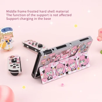 Nintendo Switch Case OLED Kawaii Case Accessorie Hard Shell Cartoon TPU Case Protect Shell Cover For Switch NS konsolės žaidimams