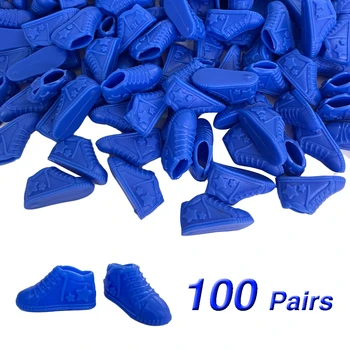 NK Oficialus 100 porų mėlynų sportinių plokščių batų mados sneackers Barbės lėlės žaislo gimtadienio dovana 1/6 lėlių batų aksesuarams