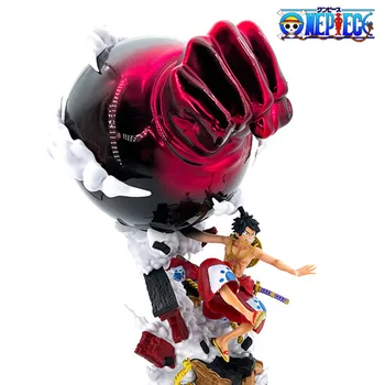 One Piece Anime Figures Luffy Gear Third 3 Model Dolls Figūrėlės Pvc The Bound Man G5 Kaido Zoro statula Kimono veiksmo figūra