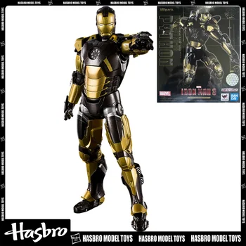 Original Hasbro S.h.figuarts Iron Man Mark 20 Python Armor Action Figure Model Toys Anime Collectible for Kids Christmas Gift